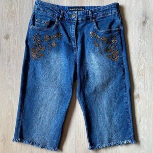 Bianca Nygard Bermuda Jean Shorts Sz 6​​​​​​​​​​​​​​​